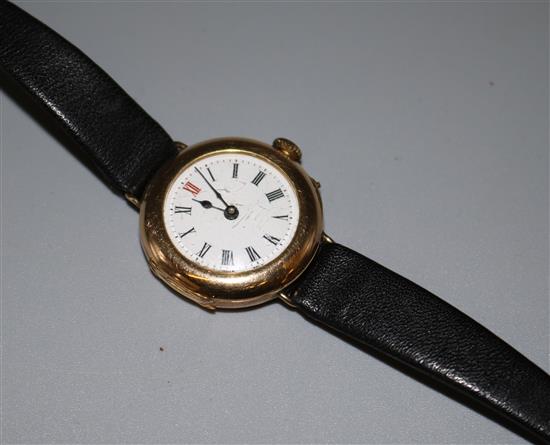 18ct gold watch